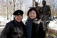 Nick and Kim at the Vietnam Vets Memorial    