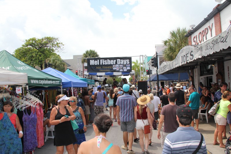 B.The Mel Fisher Days’ street fair is an event that is fun for the entire family.
