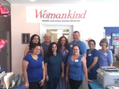 Womankind Staff Dresses in Blue to Support Colon Health March 6 2015