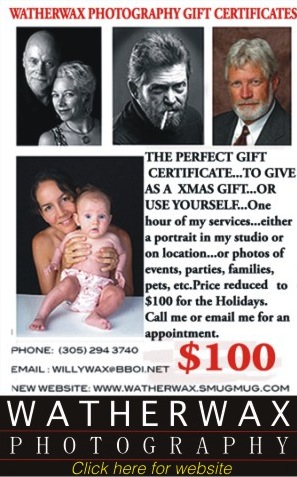 Watherwax Photography Gift Certificates Make A Great Holiday Gift