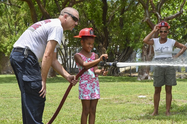 Kids ‘Beat the Heat’ at Monroe County Fire Rescue’s Community Event