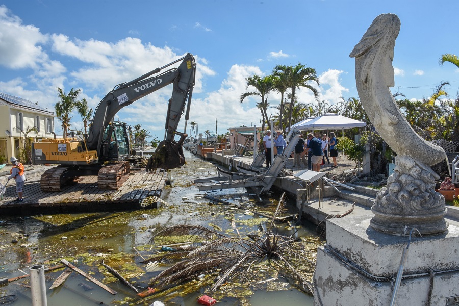 Hurricane Irma Marine Debris Cleanup Begins in Monroe County