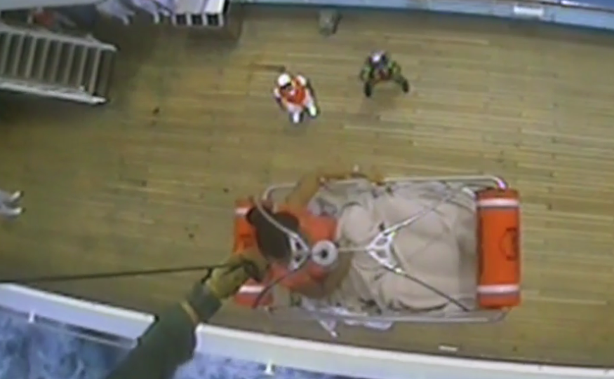 {VIDEO} Woman Goes Into Labor on Cruise; Is Medevaced Off Ship