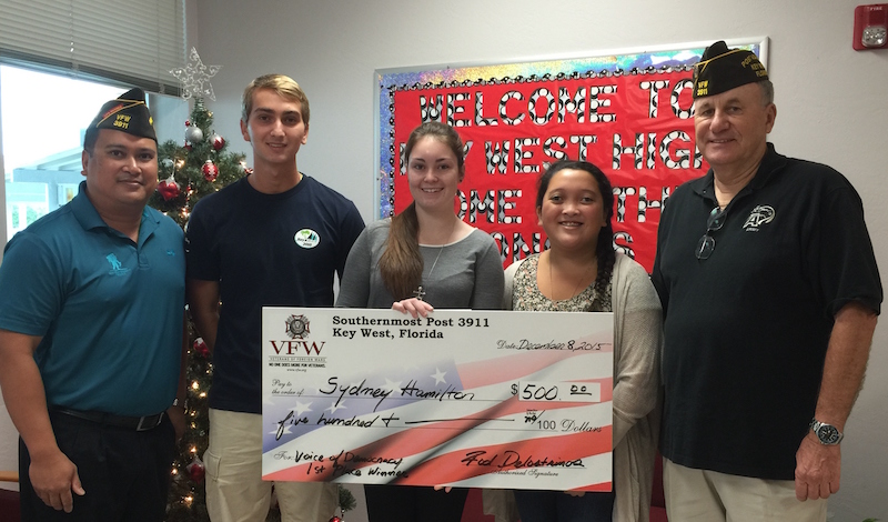 Southernmost VFW Announces Local Essay Contest Winners