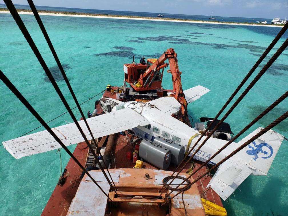 Sunken Seaplane Brought Back to Key West