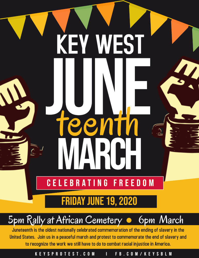 Freedom March to Celebrate Juneteenth Starting at African Cemetery – Friday 5 PM