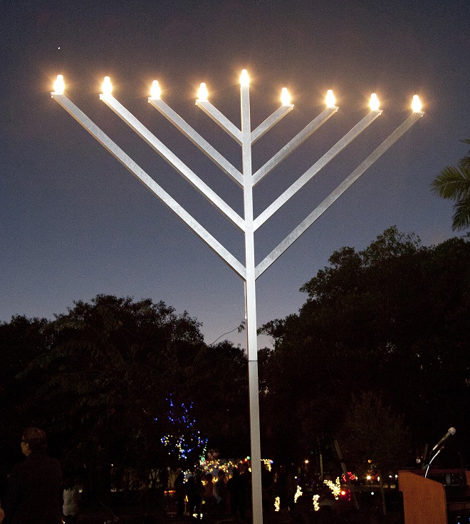 Menorah Lighting Ceremony at Bayview Park, Thursday, December 14