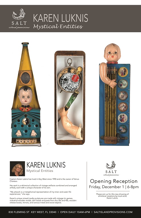 SALT Gallery Presents Karen Luknis’ “Mystical Entities”: Opening Reception Dec. 1