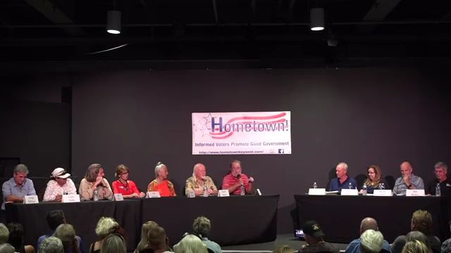 September 17th is HOMETOWN’S 5th and Final Candidate Event of the 2018 Election Year