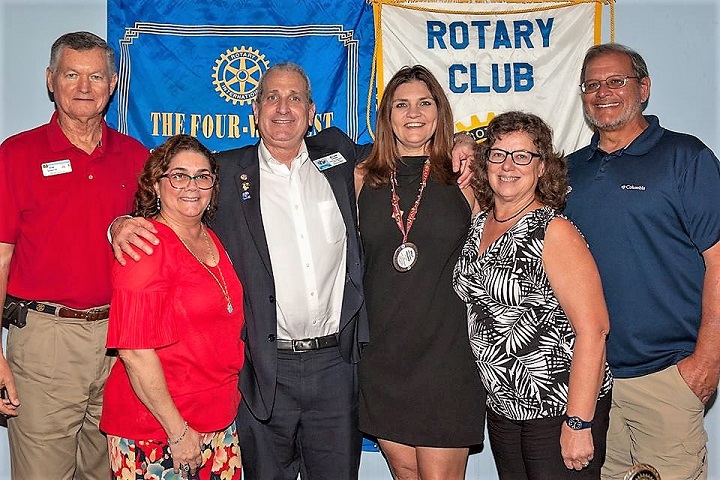 Key West Rotary Clubs Welcome District Governor