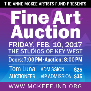 Bid on Fine Art to Support Keys Artists at February 10 Anne McKee Artist’s Fund Auction