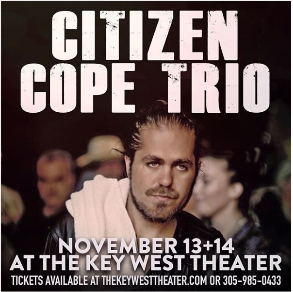 Citizen Cope Returns to the Key West Theater as a Trio