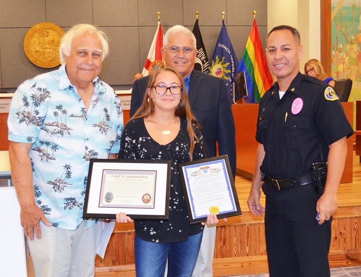 Local Girl Commended for Heroic Act