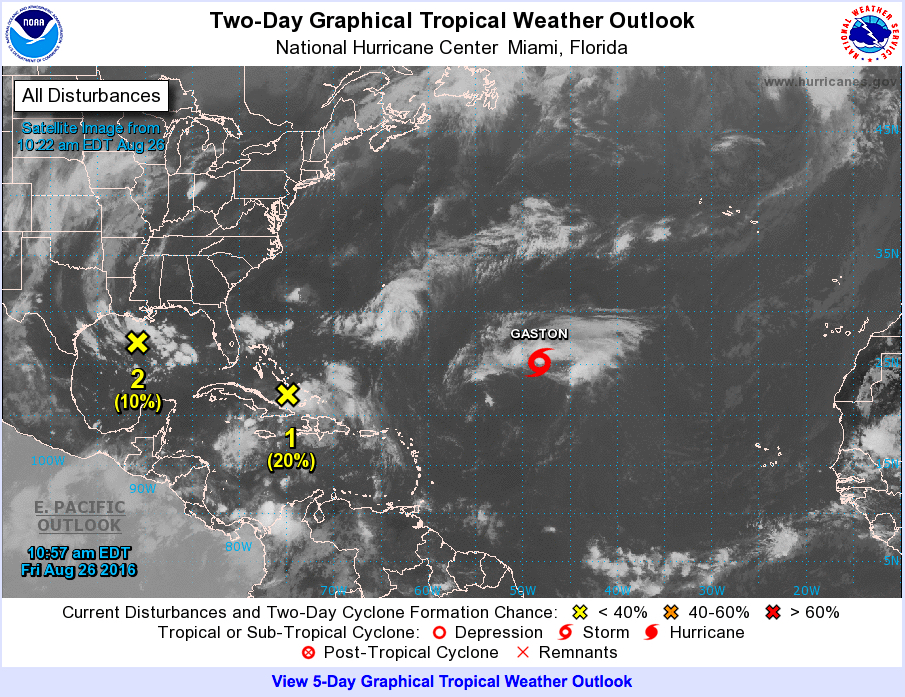 Tropical Disturbance Expected to Remain Weak When Reaches the Florida Keys