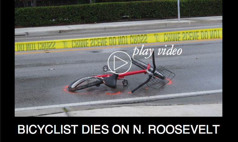Bicyclist Dies in N. Roosevelt Crash