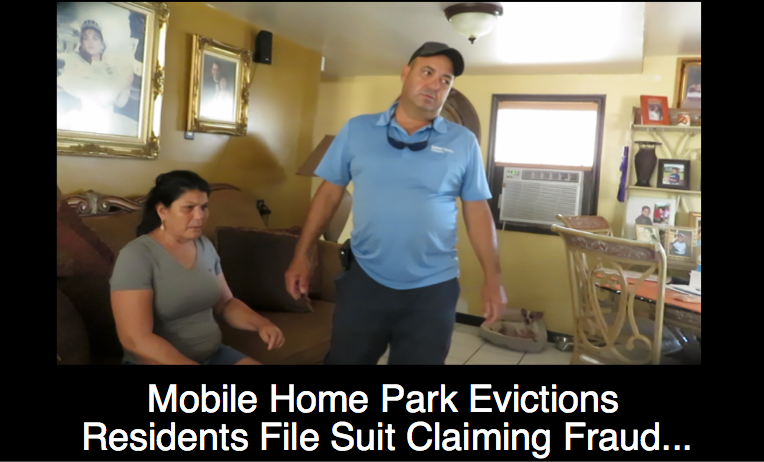 Mobile Home Park Evictions: Residents File Suit Claiming Fraud by New Owners
