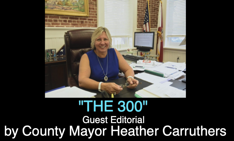 THE 300 (Guest Editorial by Monroe County Mayor Heather Carruthers)